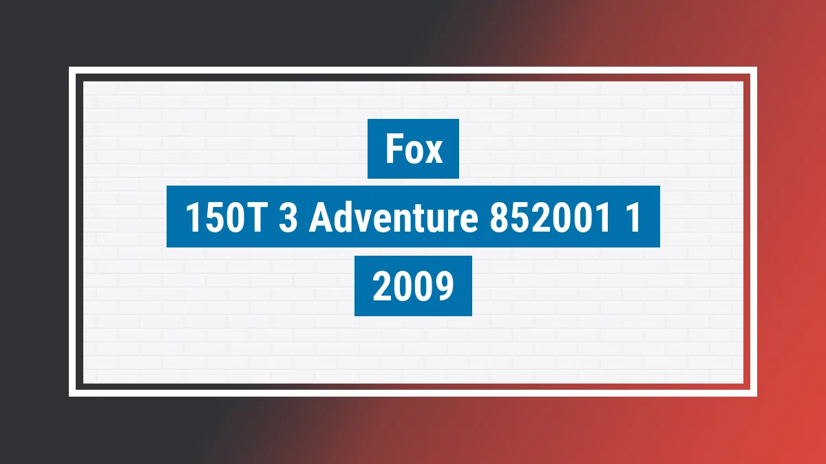 Imagem ilustrativa Fox 150t-3 Adventure 2009