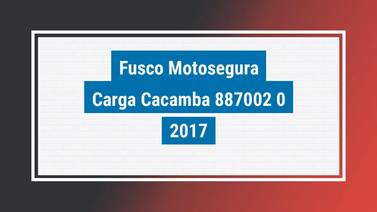 Imagem ilustrativa Fusco Motosegura Carga Caçamba 125cc 2017