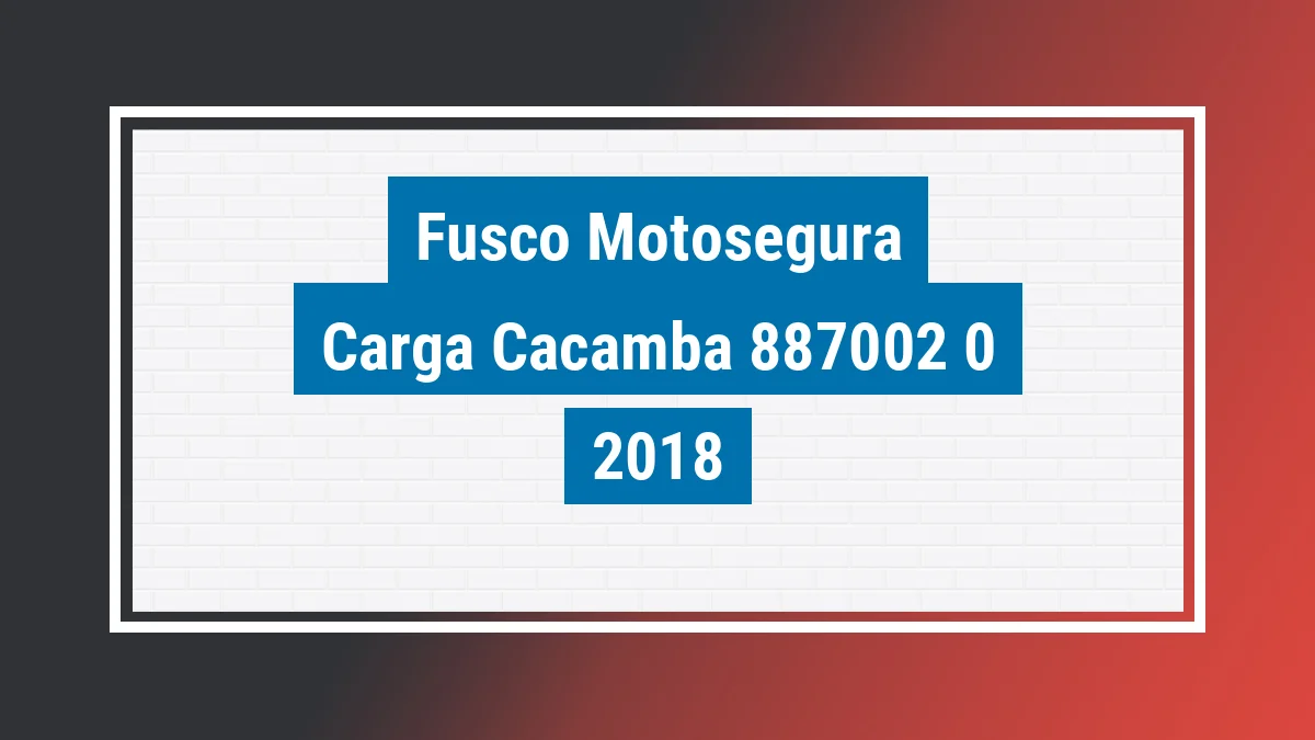 Imagem ilustrativa Fusco Motosegura Carga Caçamba 125cc 2018