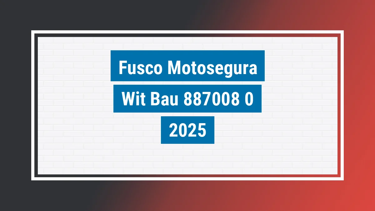 Imagem ilustrativa Fusco Motosegura Wit Baú 4500w Convercional 2025