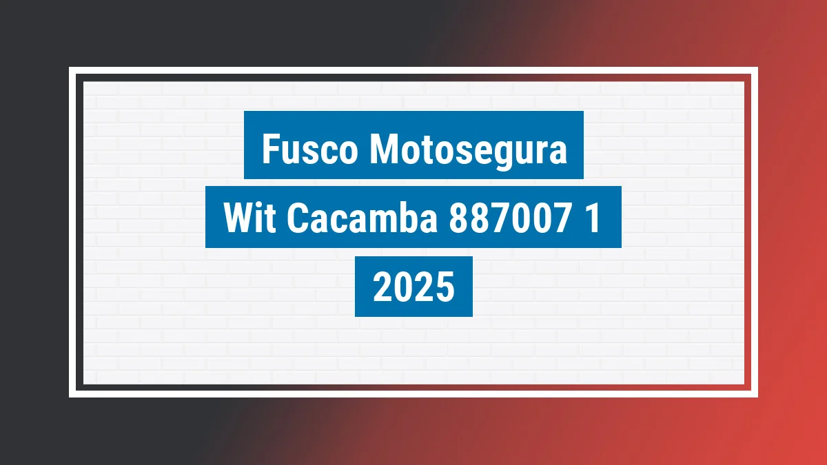 Imagem ilustrativa Fusco Motosegura Wit Caçamba 4500w 2025