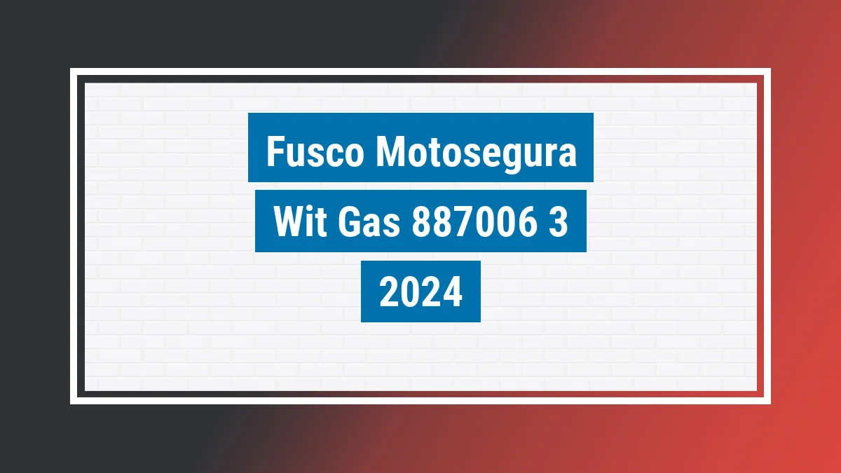 Imagem ilustrativa Fusco Motosegura Wit Gás 4500w 2024