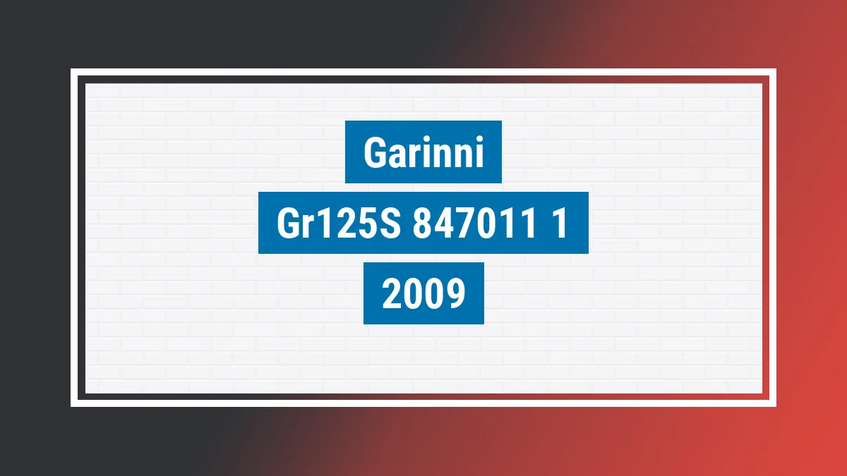 Imagem ilustrativa Garinni Gr125s 2009