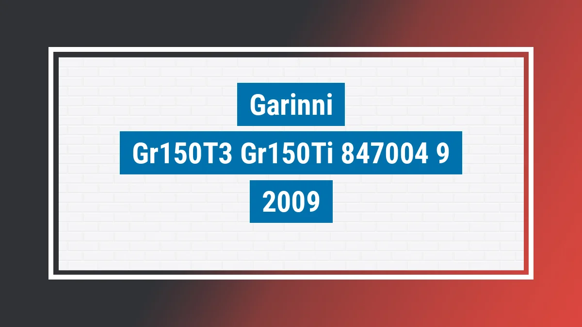 Imagem ilustrativa Garinni Gr150t3 Gr150ti 2009