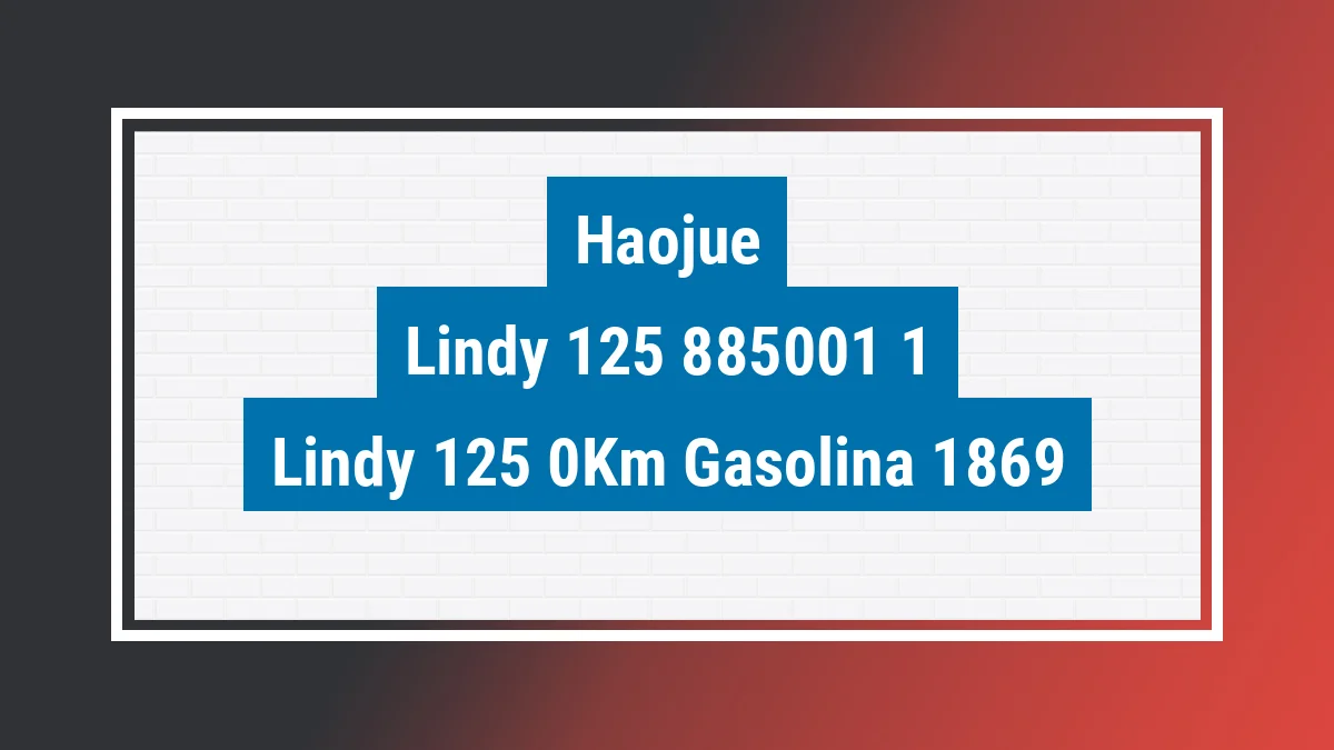 Imagem ilustrativa Haojue Lindy 125 0km