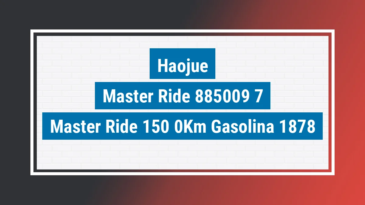 Imagem ilustrativa Haojue Master Ride 150 0km