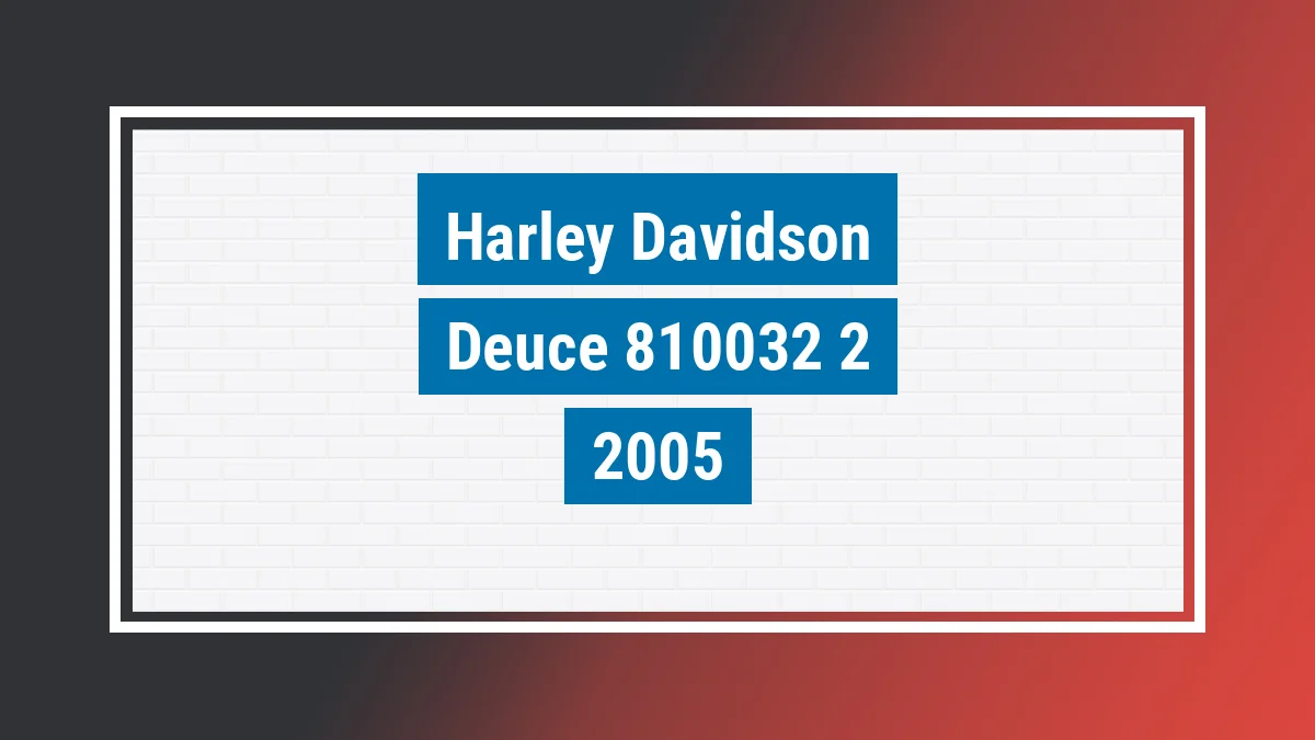 Imagem ilustrativa Harley-davidson Deuce 2005