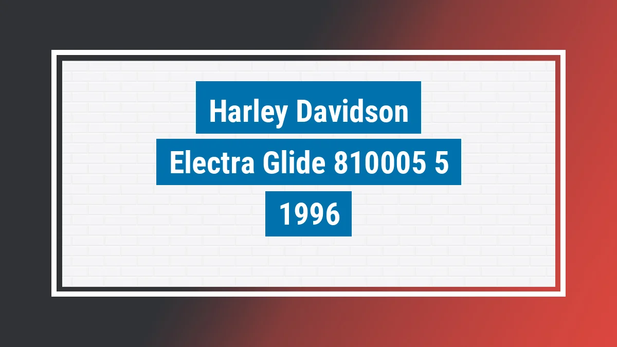 Imagem ilustrativa Harley-davidson Electra Glide Ultra Fuel Injection 1996