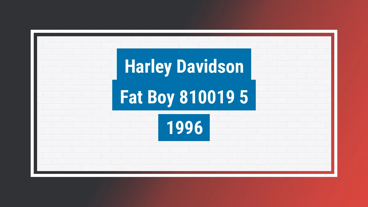Imagem ilustrativa Harley-davidson Fat Boy Flstf 1996