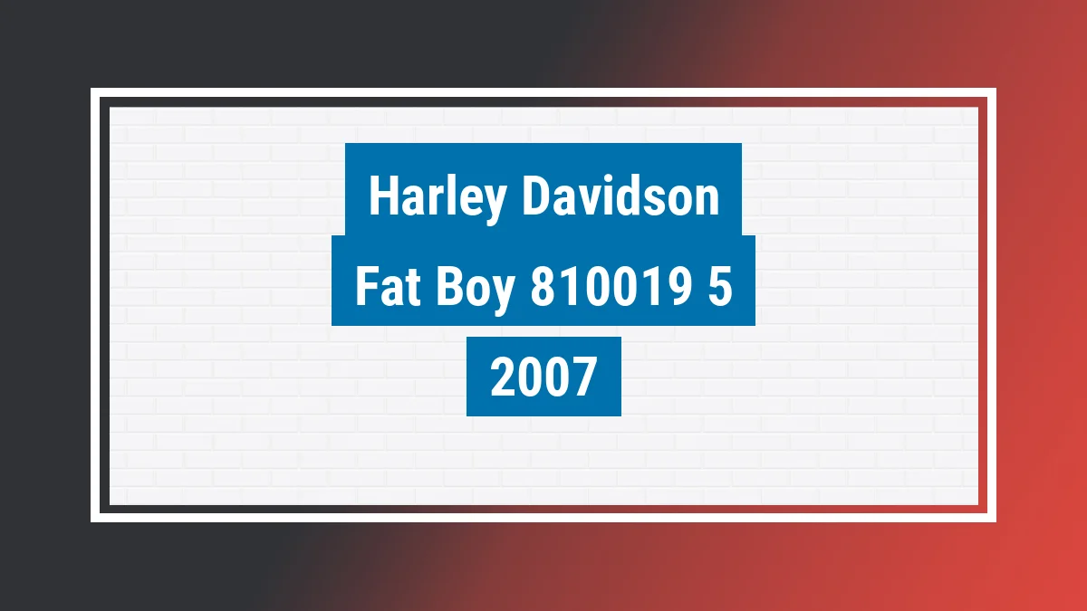 Imagem ilustrativa Harley-davidson Fat Boy Flstf 2007