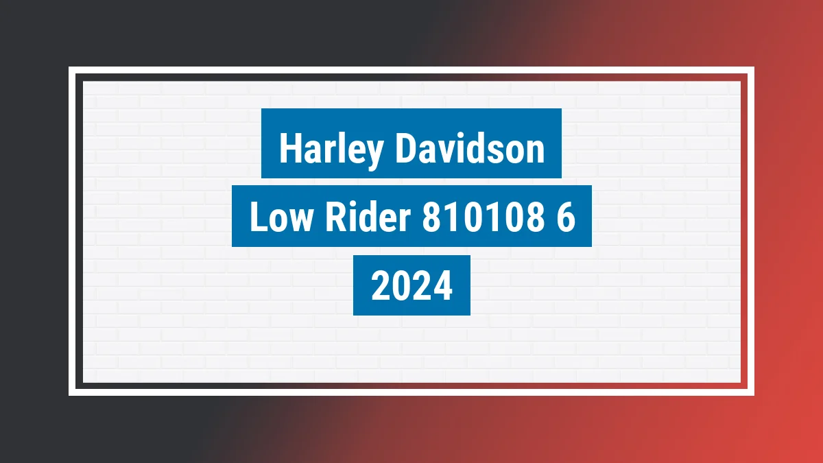 Imagem ilustrativa Harley-davidson Low Rider S Fxlrs 2024