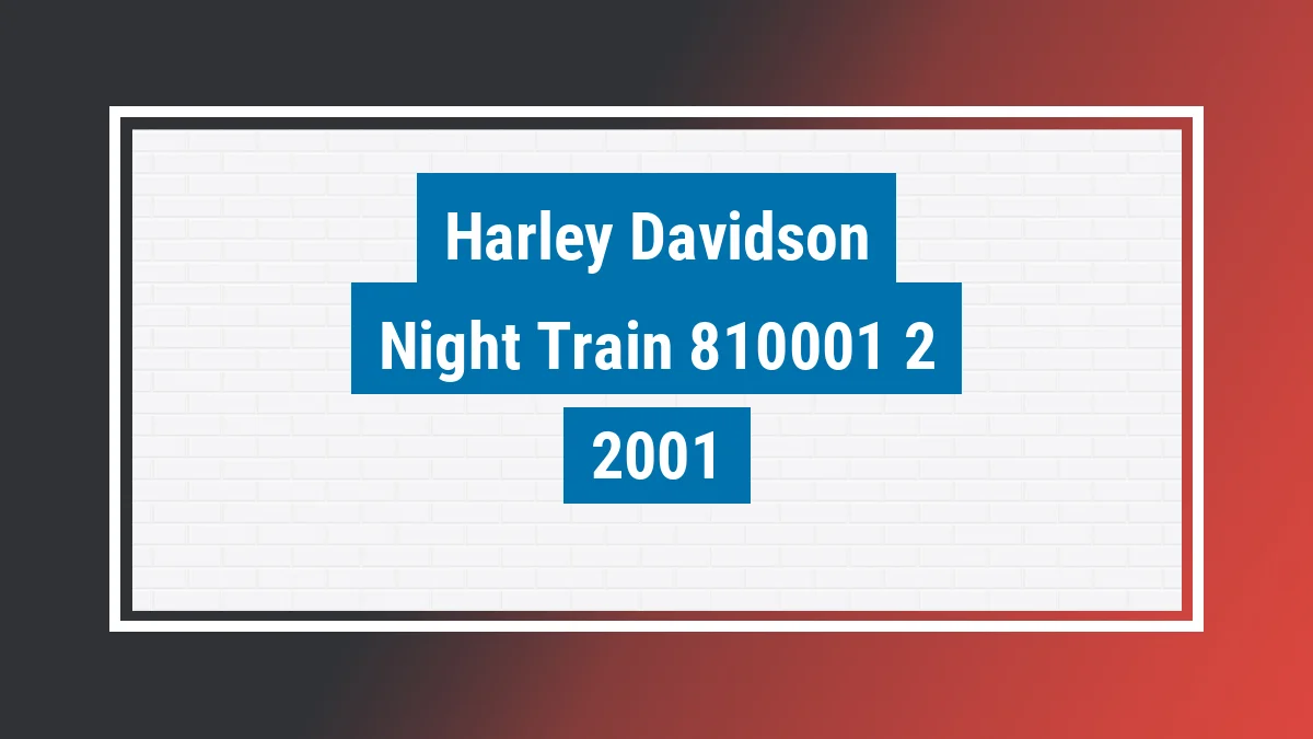 Imagem ilustrativa Harley-davidson Night Train 2001