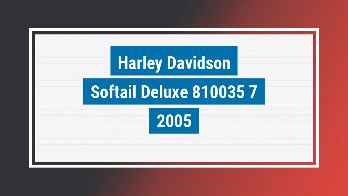 Imagem ilustrativa Harley-davidson Softail Deluxe Flstn 2005