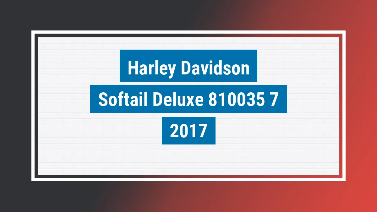 Imagem ilustrativa Harley-davidson Softail Deluxe Flstn 2017