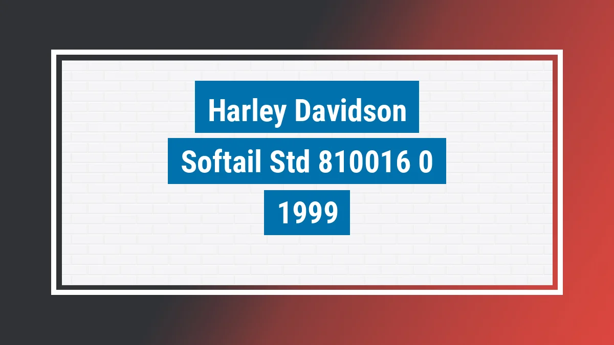 Imagem ilustrativa Harley-davidson Softail Std Fx 1999
