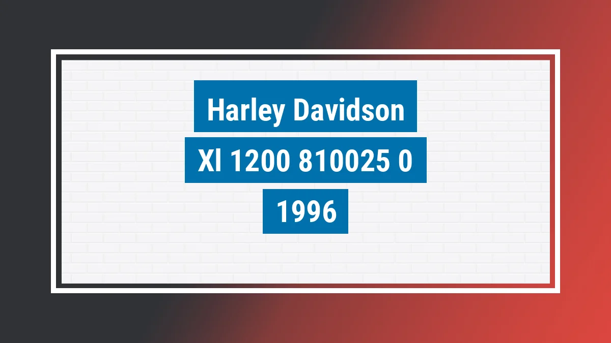 Imagem ilustrativa Harley-davidson Xl 1200 Sport 1996
