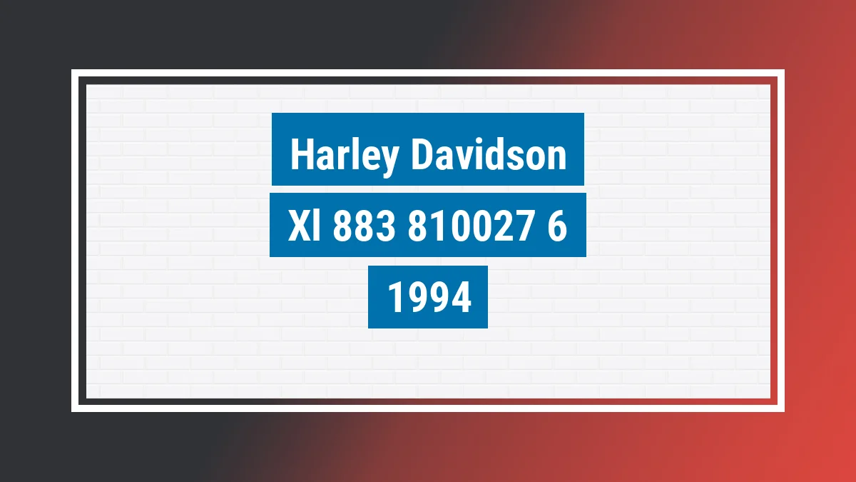 Imagem ilustrativa Harley-davidson Xl 883 Hugger 1994