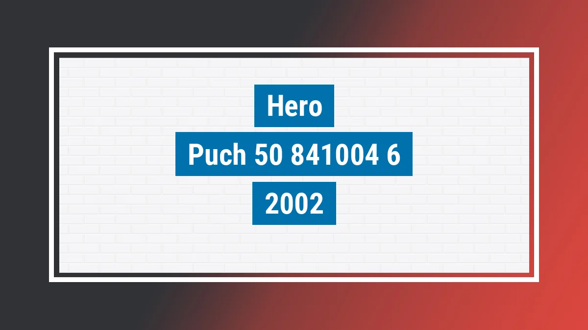 Imagem ilustrativa Hero Puch 50 2002