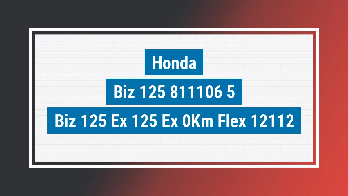 Imagem ilustrativa Honda Biz 125 Ex 125 Ex 0km