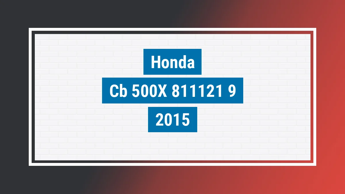 Imagem ilustrativa Honda Cb 500x 2015