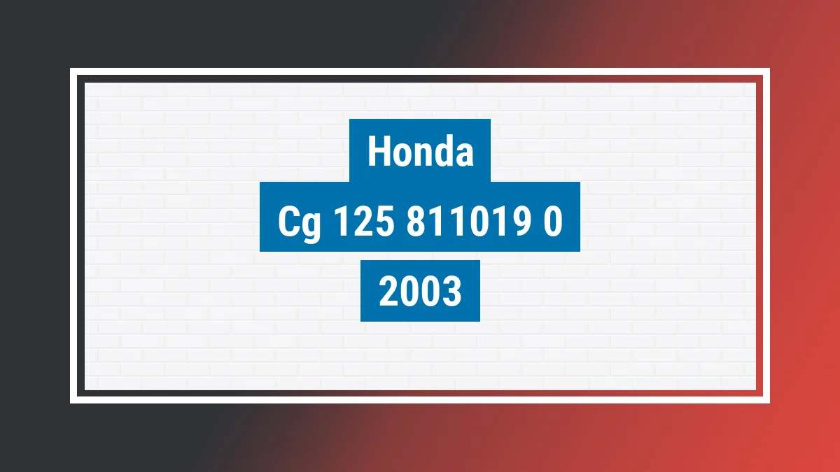 Imagem ilustrativa Honda Cg 125 Cargo Cargo Ks 125i Cargo 2003
