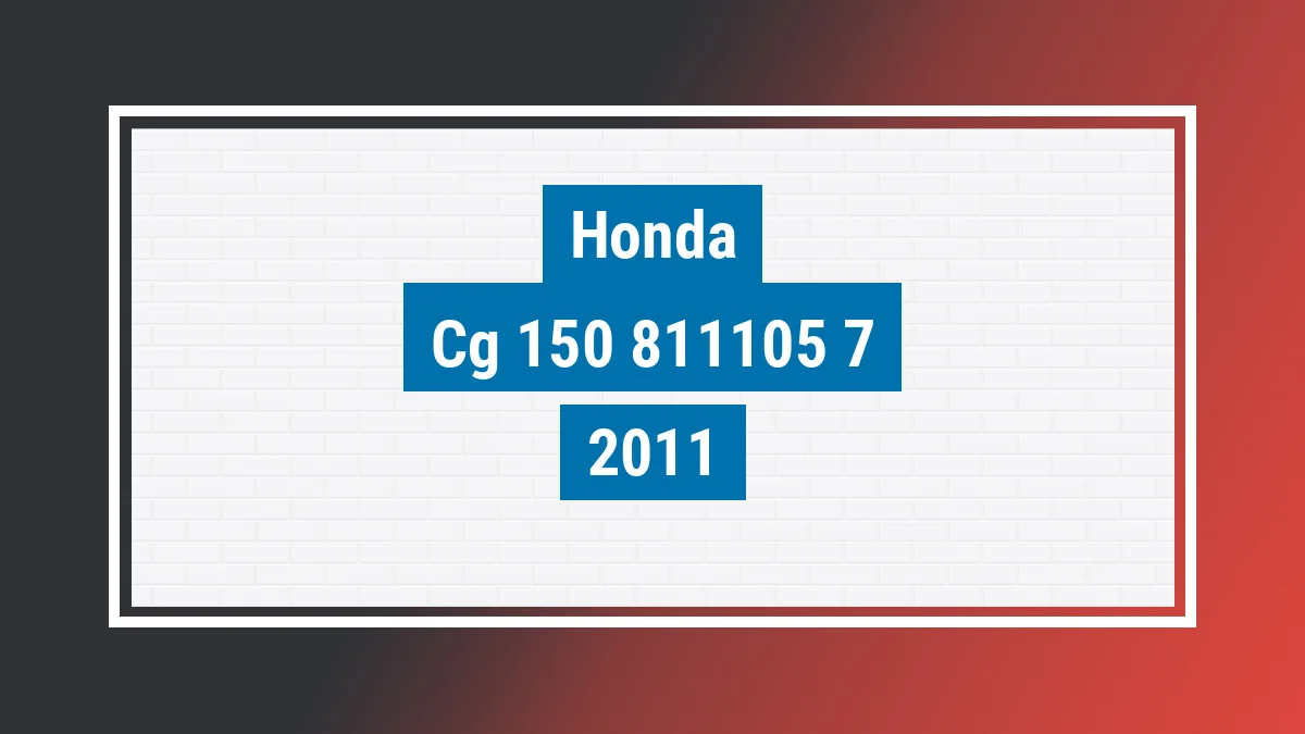 Imagem ilustrativa Honda Cg 150 Fan Esdi 150 Fan Esdi 2011