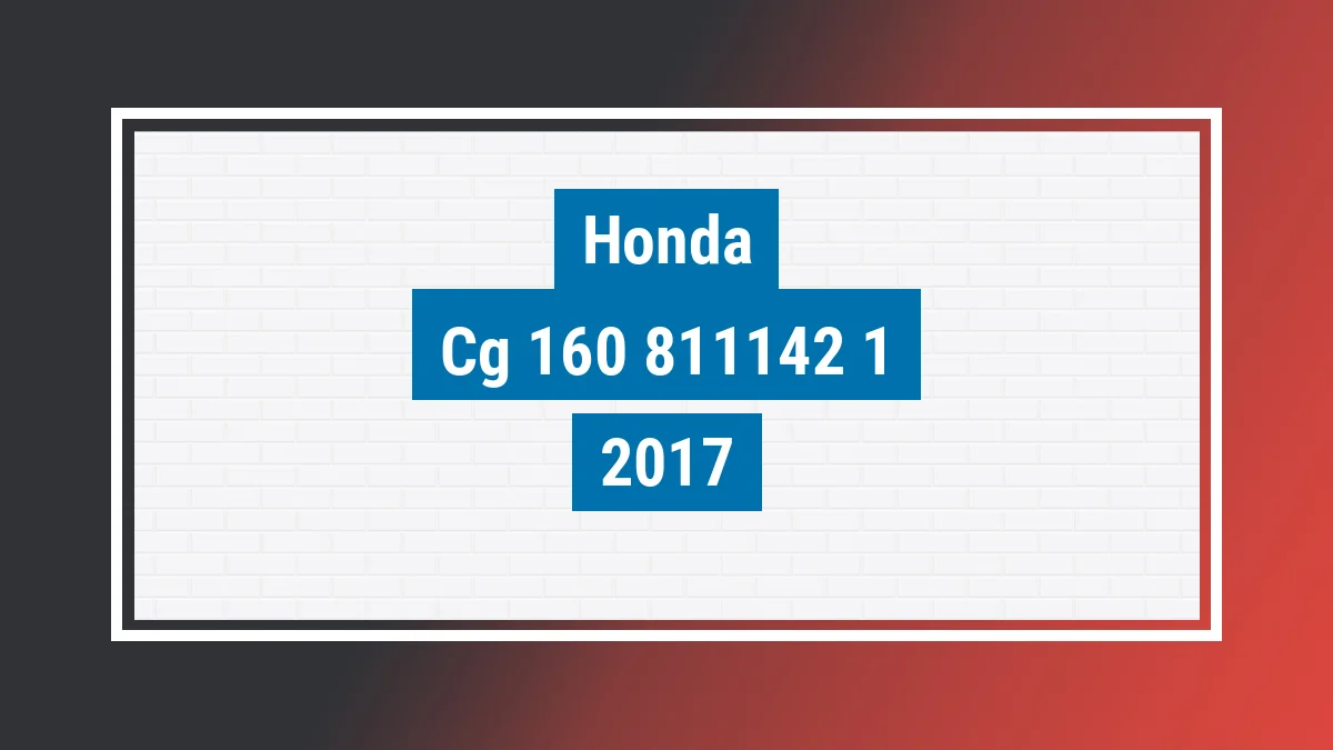 Imagem ilustrativa Honda Cg 160 Cargo 2017