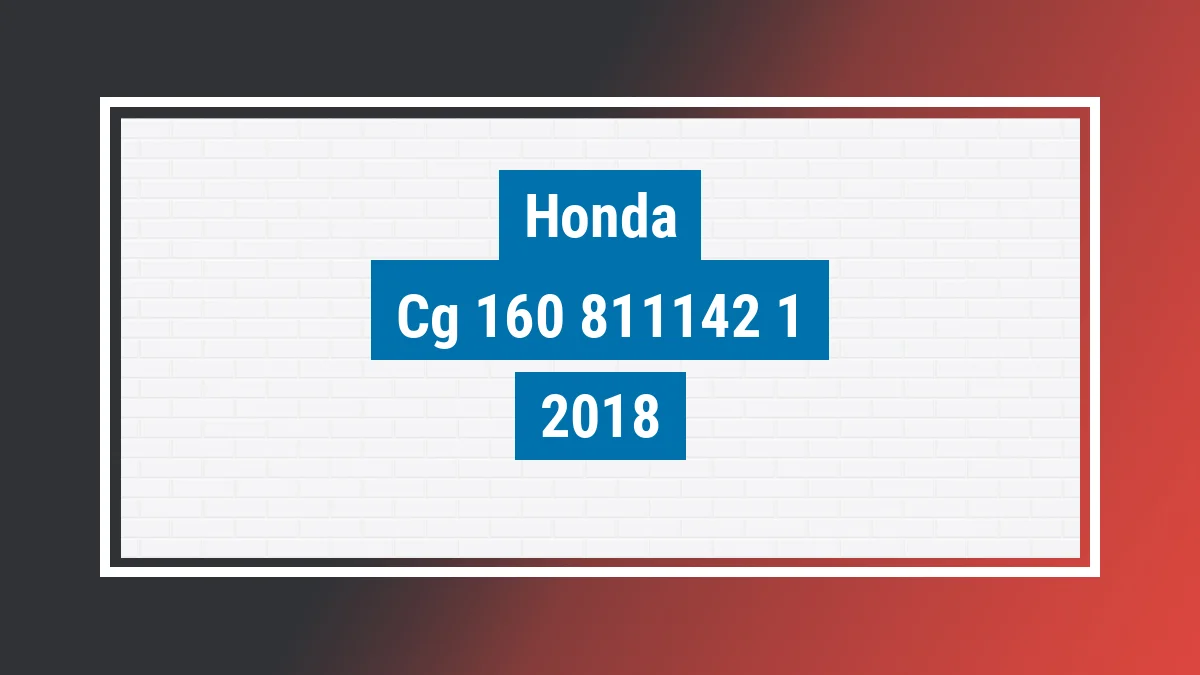 Imagem ilustrativa Honda Cg 160 Cargo 2018