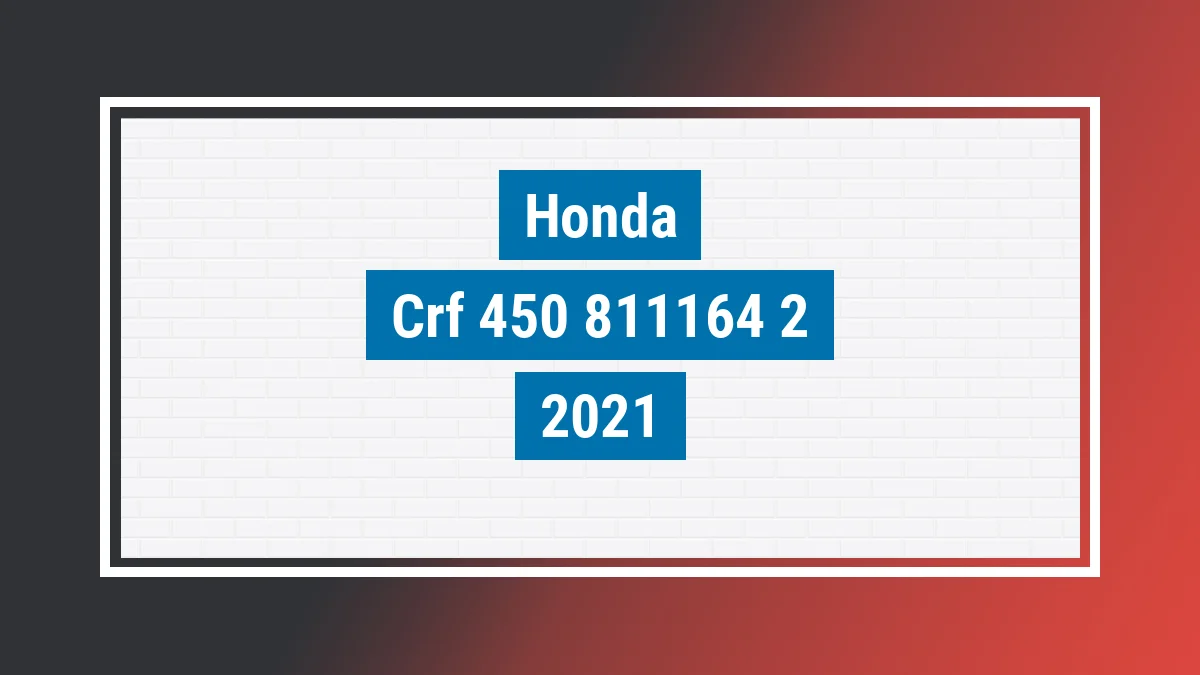 Imagem ilustrativa Honda Crf 450 R 2021