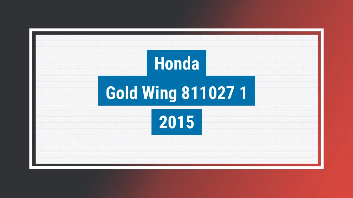 Imagem ilustrativa Honda Gold Wing 1500 1800 2015