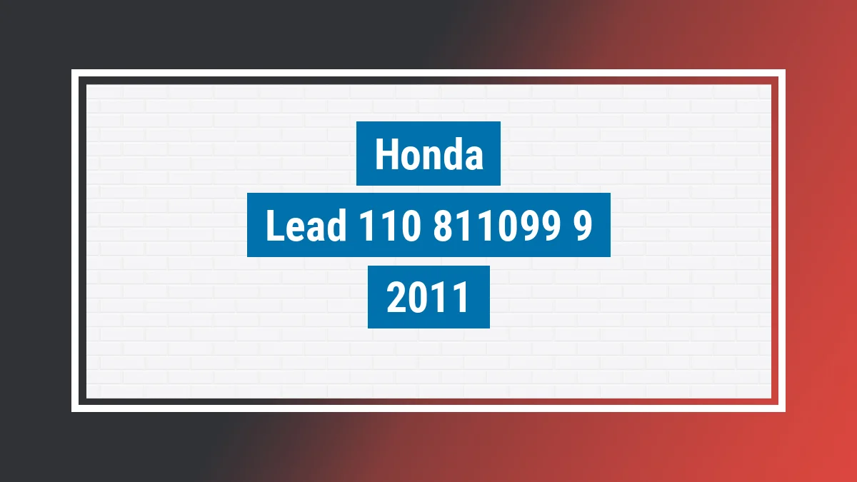 Imagem ilustrativa Honda Lead 110 2011