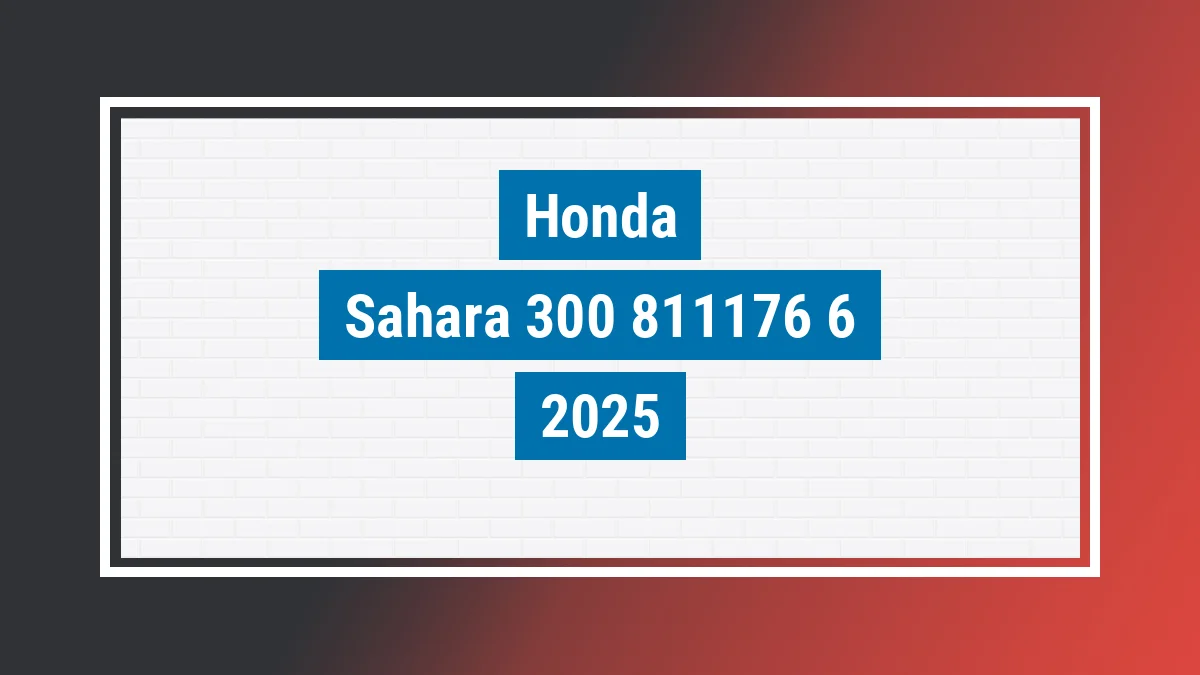 Imagem ilustrativa Honda Sahara 300 Adventure Abs 2025