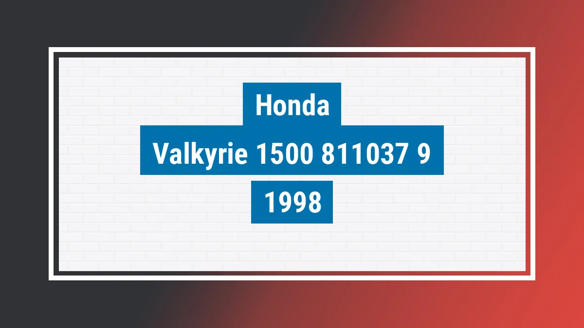 Imagem ilustrativa Honda Valkyrie 1500 1998