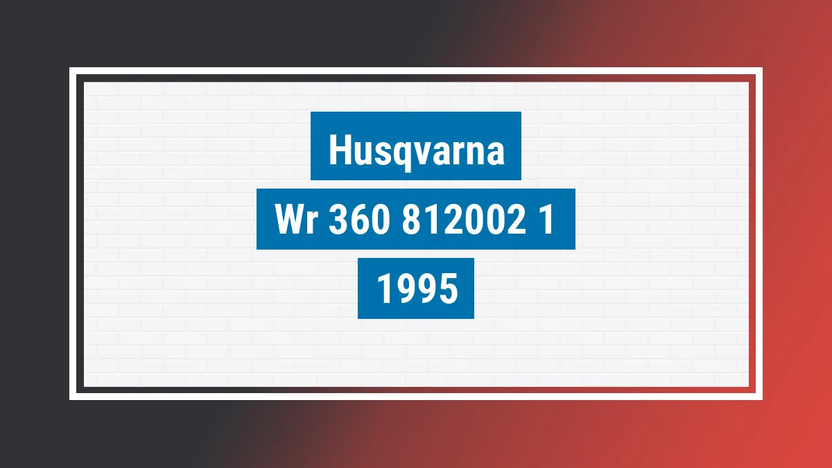 Imagem ilustrativa Husqvarna Wr 360 1995