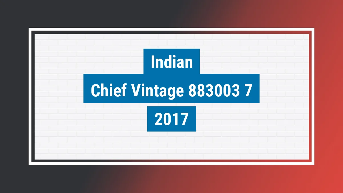 Imagem ilustrativa Indian Chief Vintage 2017
