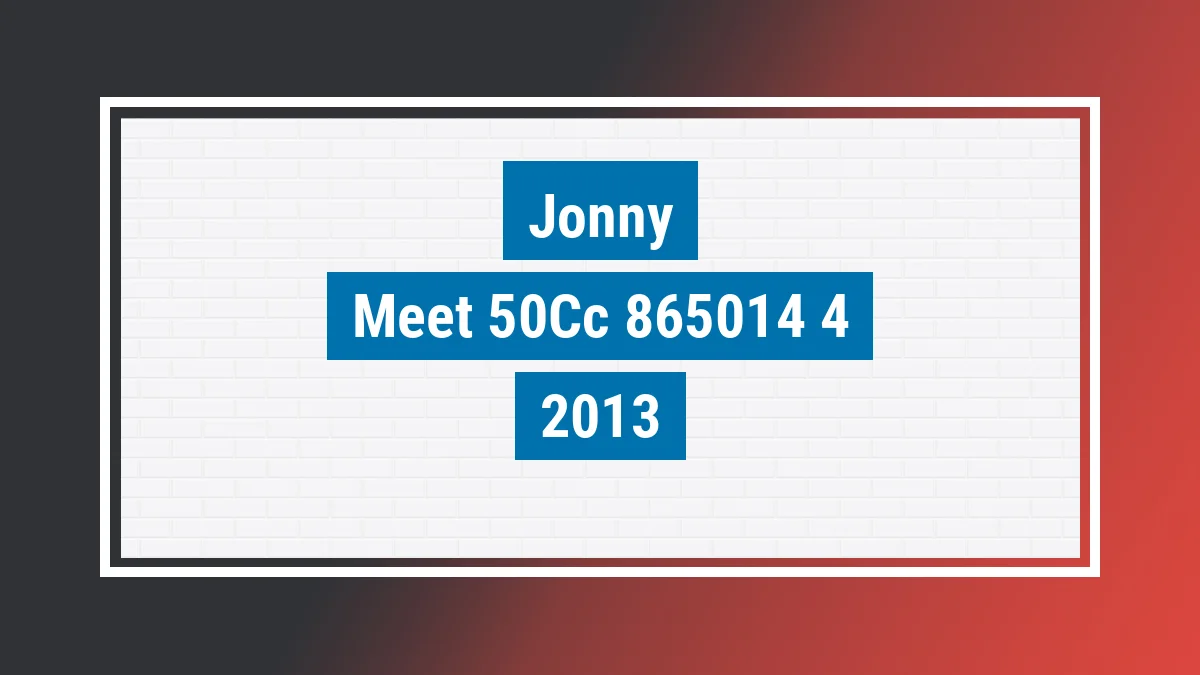Imagem ilustrativa Jonny Meet 50cc 2013