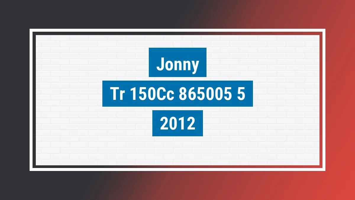 Imagem ilustrativa Jonny Tr 150cc 2012