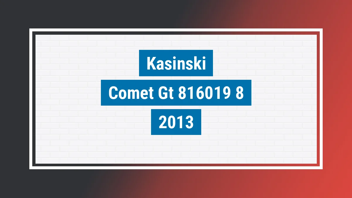 Imagem ilustrativa Kasinski Comet Gt 650r V2power 2013