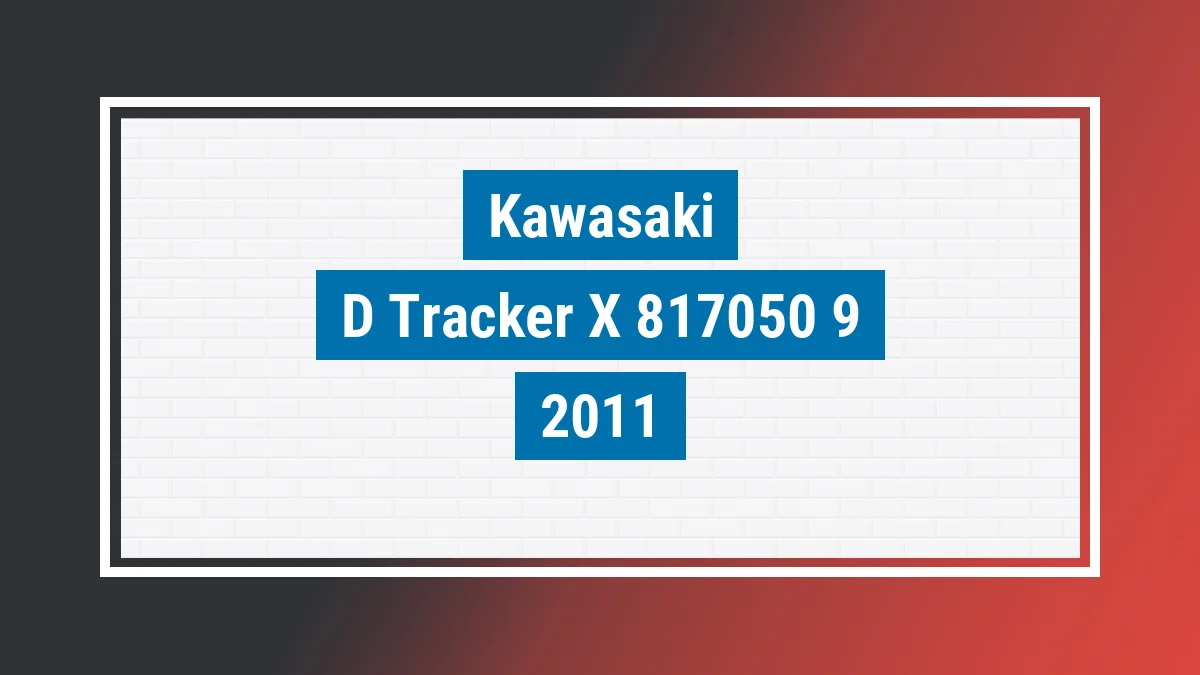 Imagem ilustrativa Kawasaki D-tracker X 250cc 2011