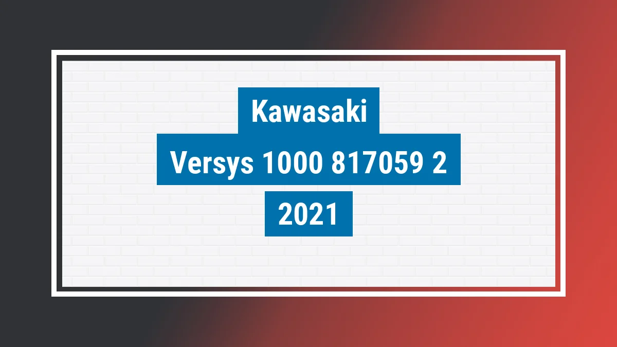 Imagem ilustrativa Kawasaki Versys 1000 2021