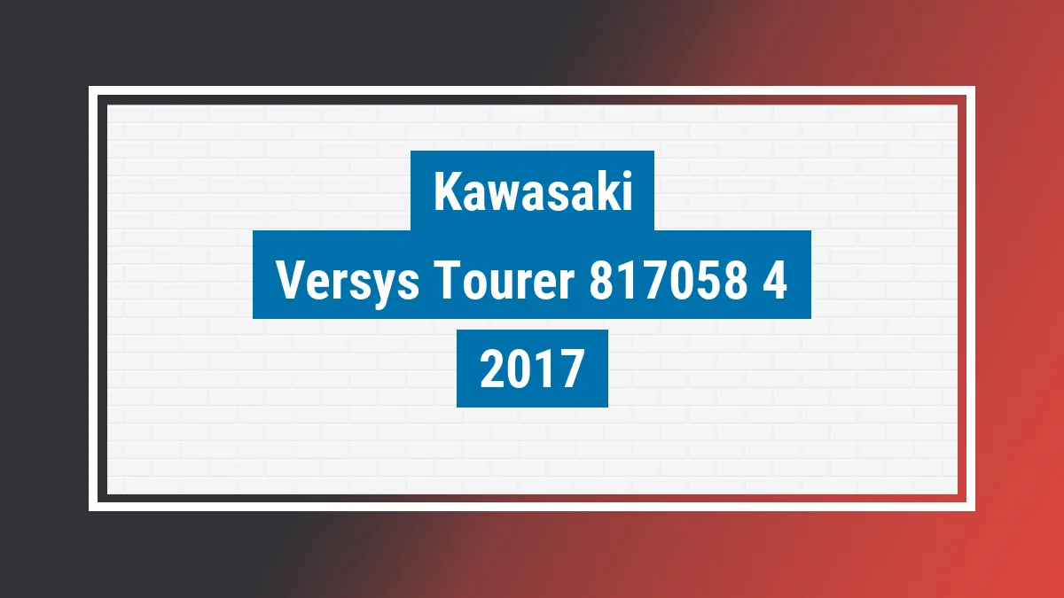 Imagem ilustrativa Kawasaki Versys Tourer 650 2017