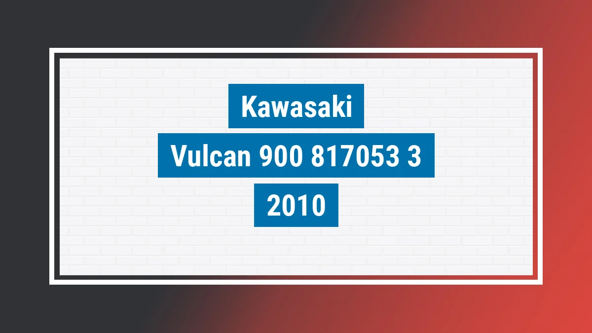 Imagem ilustrativa Kawasaki Vulcan 900 Custom 2010