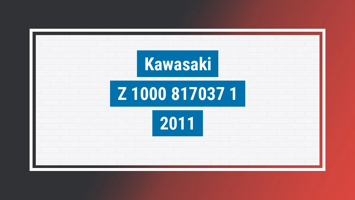 Imagem ilustrativa Kawasaki Z 1000 2011