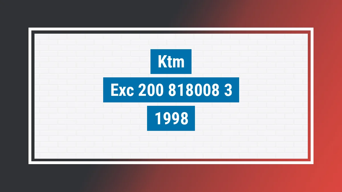 Imagem ilustrativa Ktm Exc 200 1998