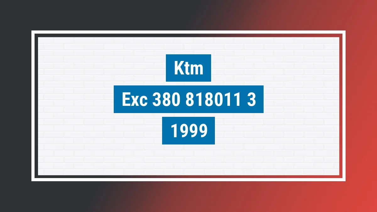 Imagem ilustrativa Ktm Exc 380 1999