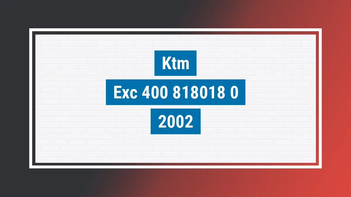 Imagem ilustrativa Ktm Exc 400 2002