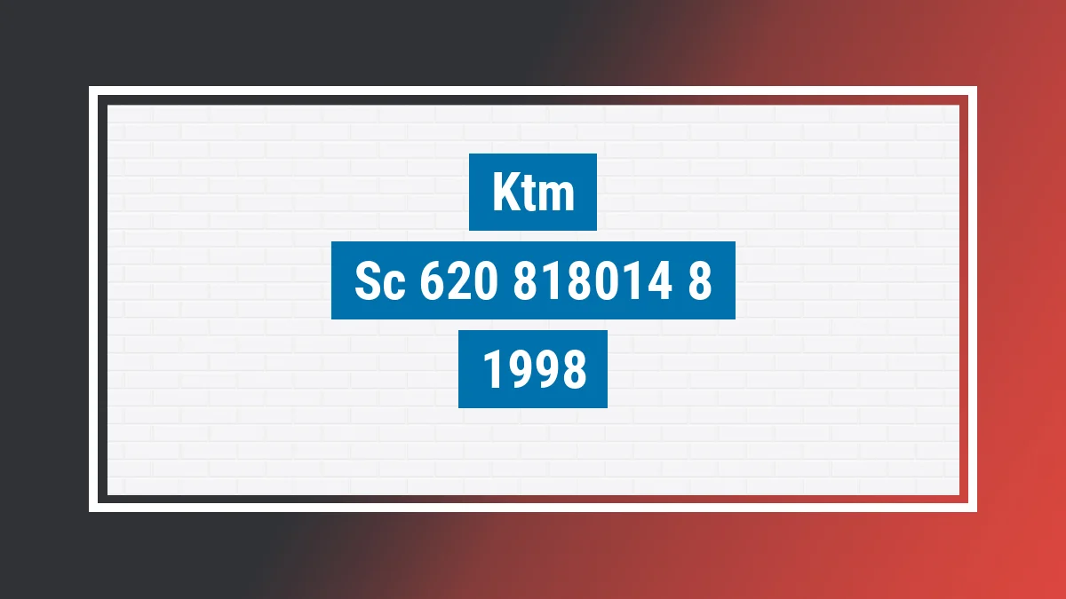 Imagem ilustrativa Ktm Sc 620 1998