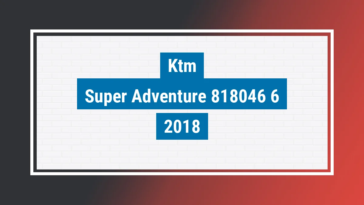 Imagem ilustrativa Ktm Super Adventure 1290 R 2018