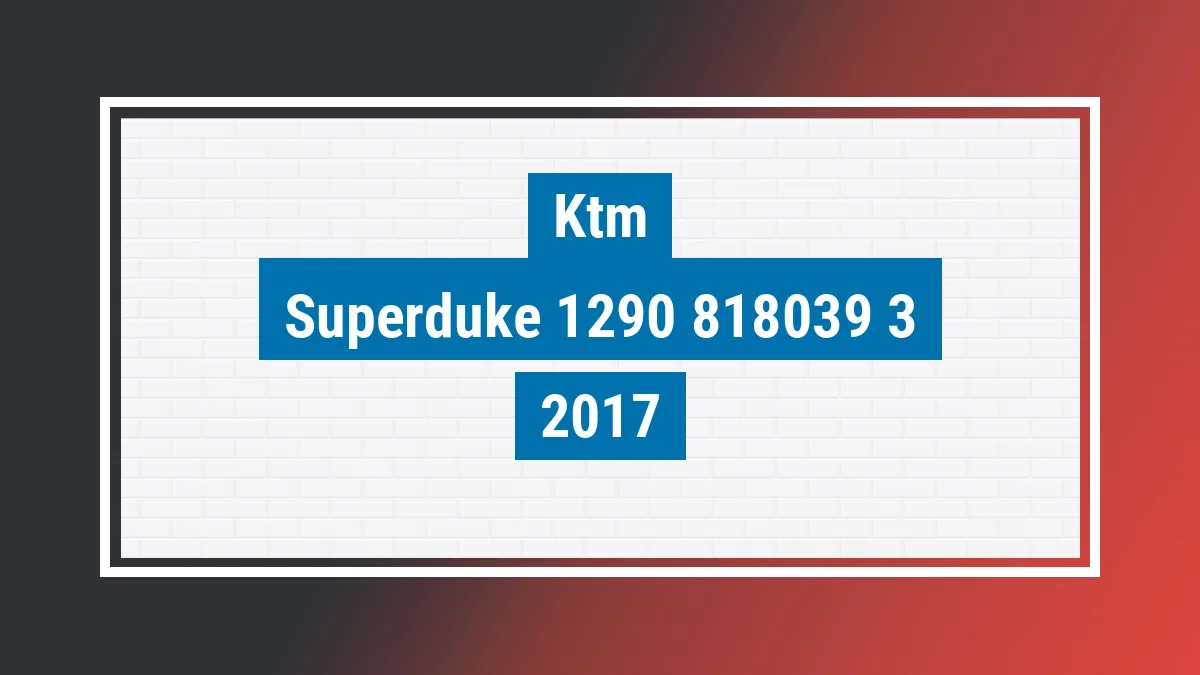 Imagem ilustrativa Ktm Superduke 1290 R 2017