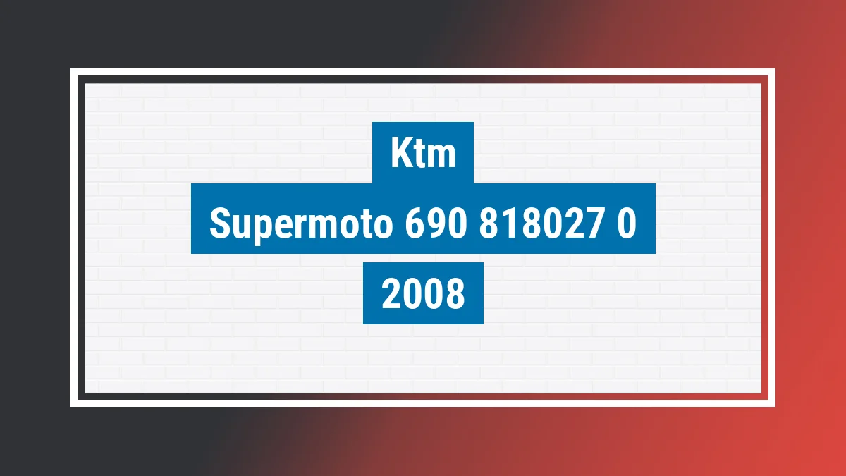 Imagem ilustrativa Ktm Supermoto 690 2008